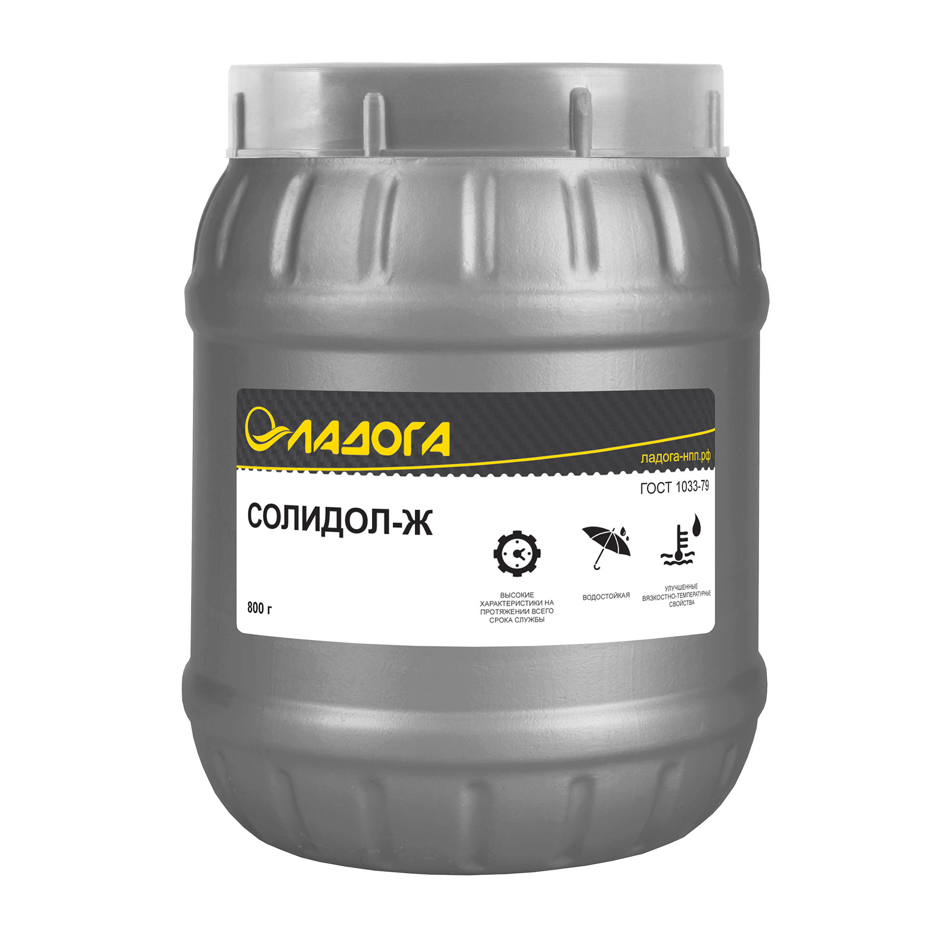 Изображение товара Смазка Ладога Солидол-Ж 0.8 кг