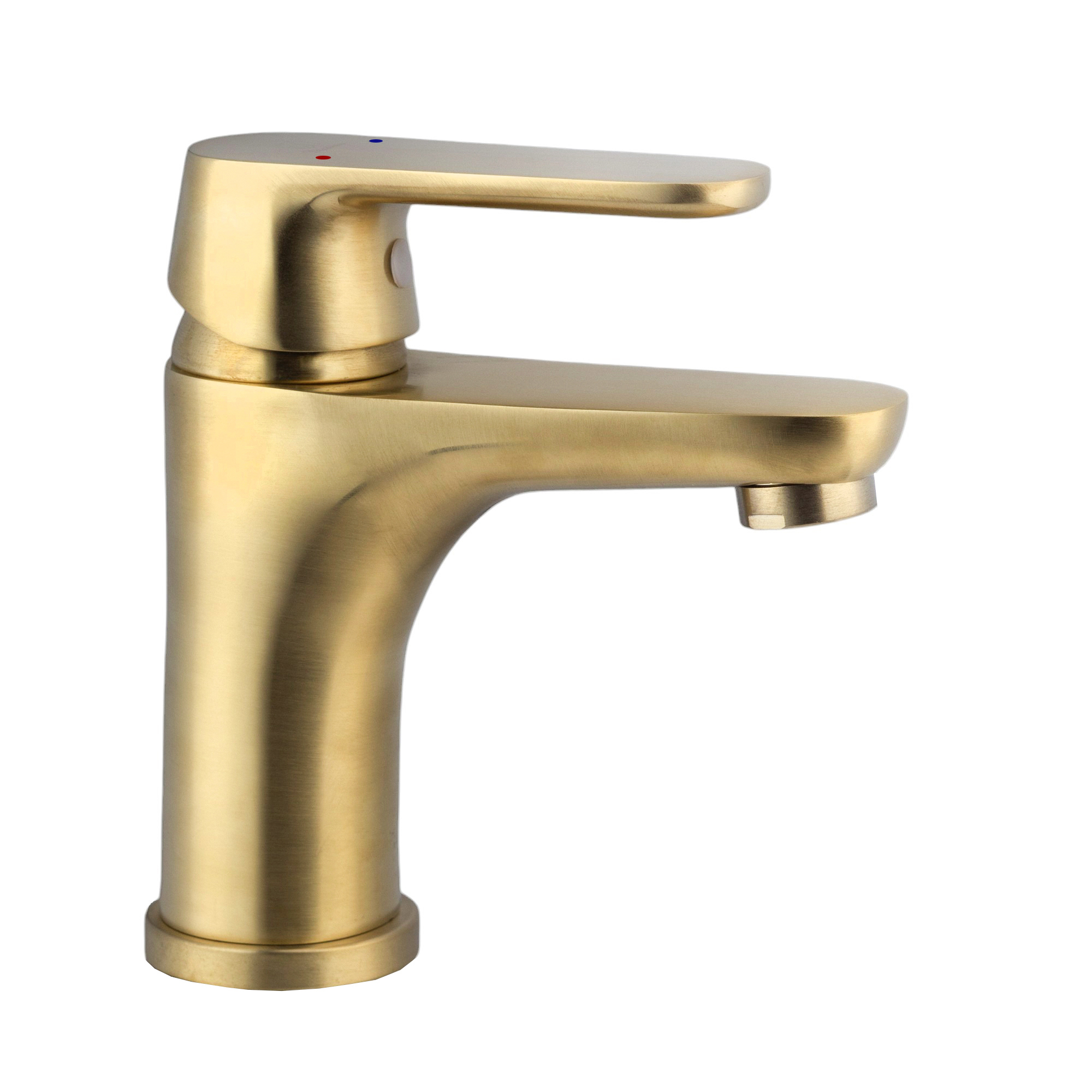 Изображение товара Смеситель для раковины Diadonna D82-110118G однорычажный короткий монолитный излив цвет бронза