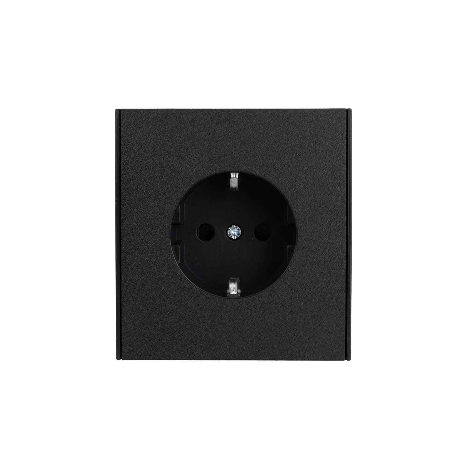 Изображение товара Встраиваемая розетка Kranz Strong KR-78-0701-5 с заземлением антрацит IP20