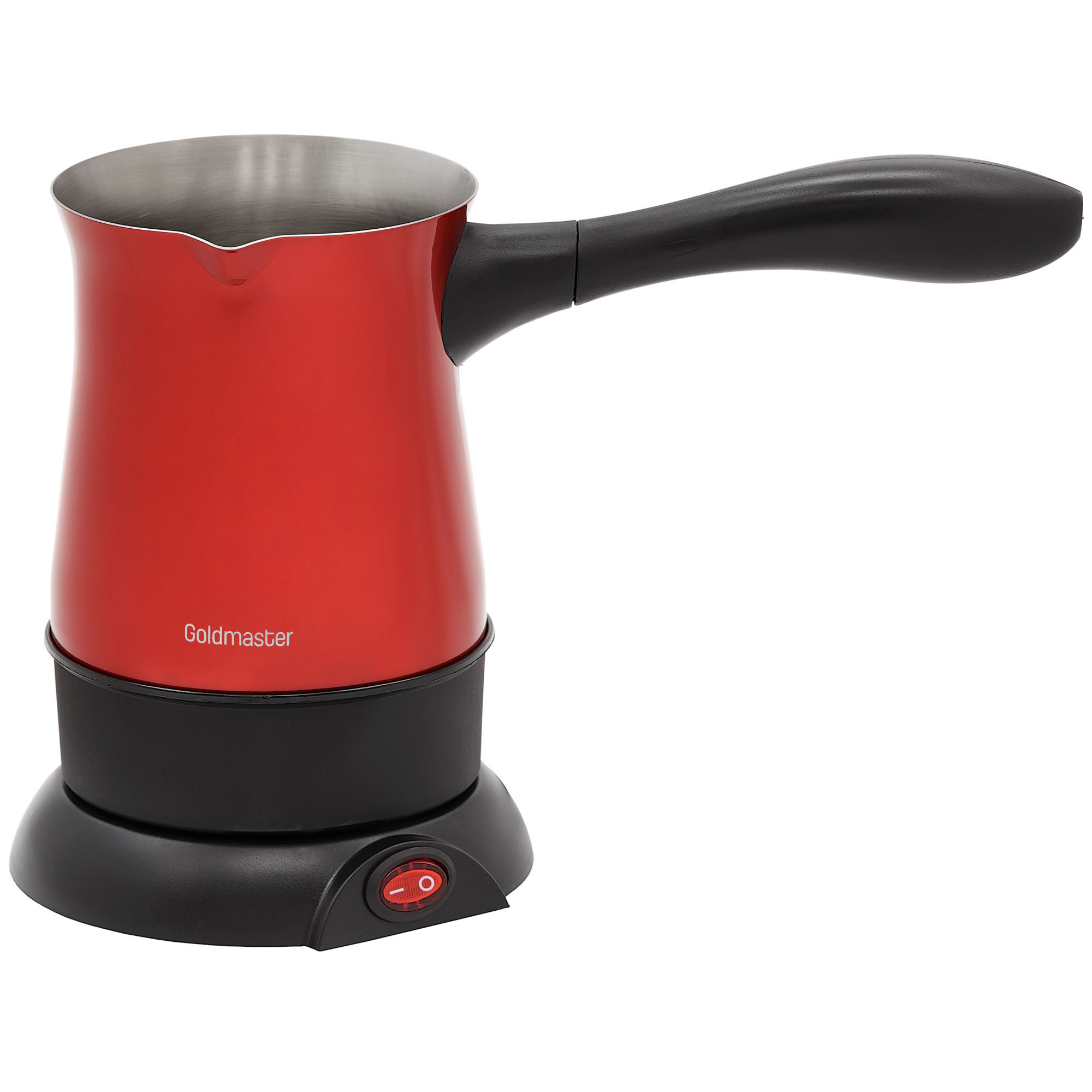 Изображение товара Электрическая турка Goldmaster krona GM-7315K 0.32 л нержавеющая сталь цвет красный