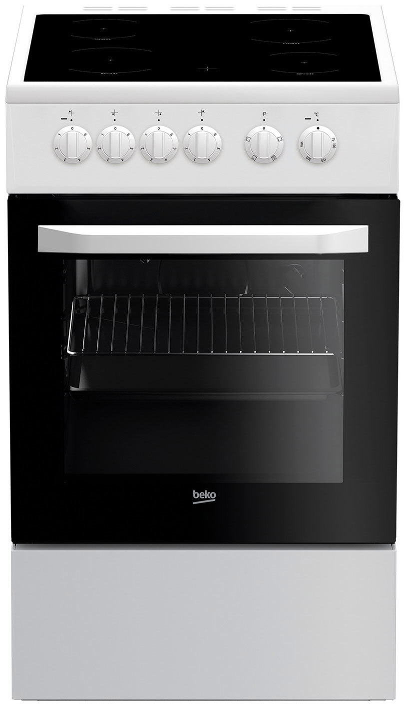 Изображение товара Электрическая плита с духовкой Beko FFSS 57000 W 50x85x60 см цвет белый