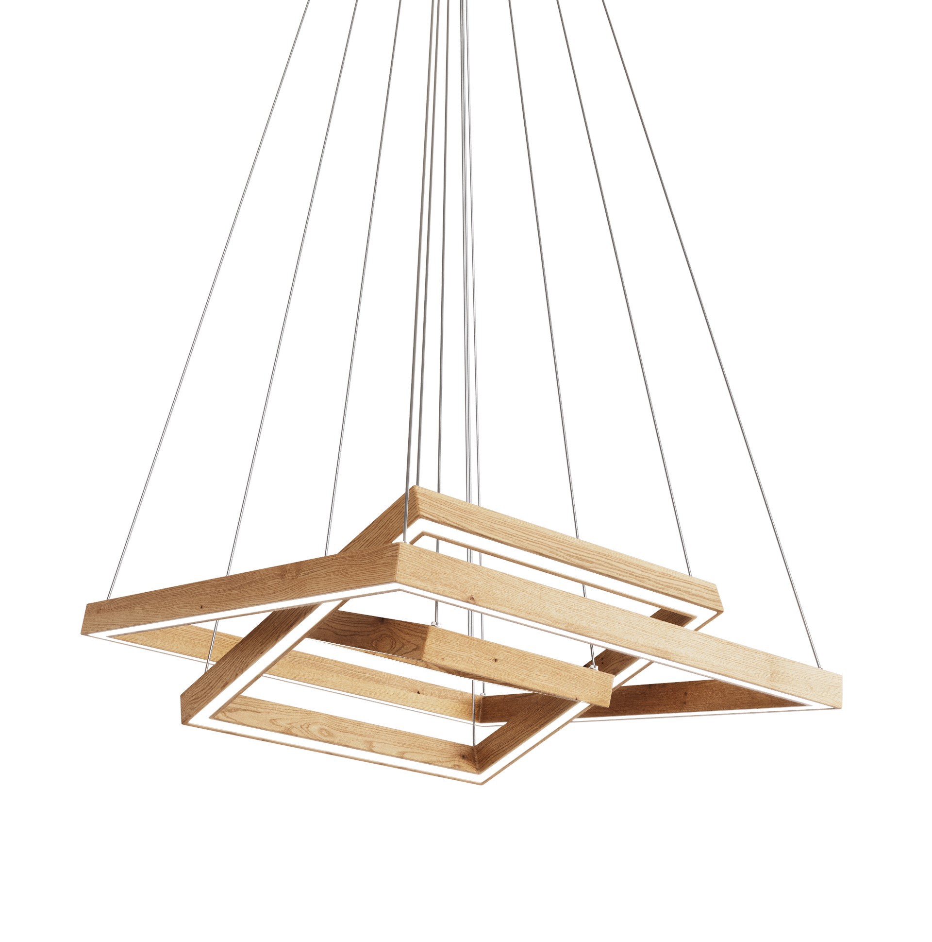 Изображение товара Подвесной светодиодный светильник Absolut Skandic Фулла 67.6 из дерева для интерьера