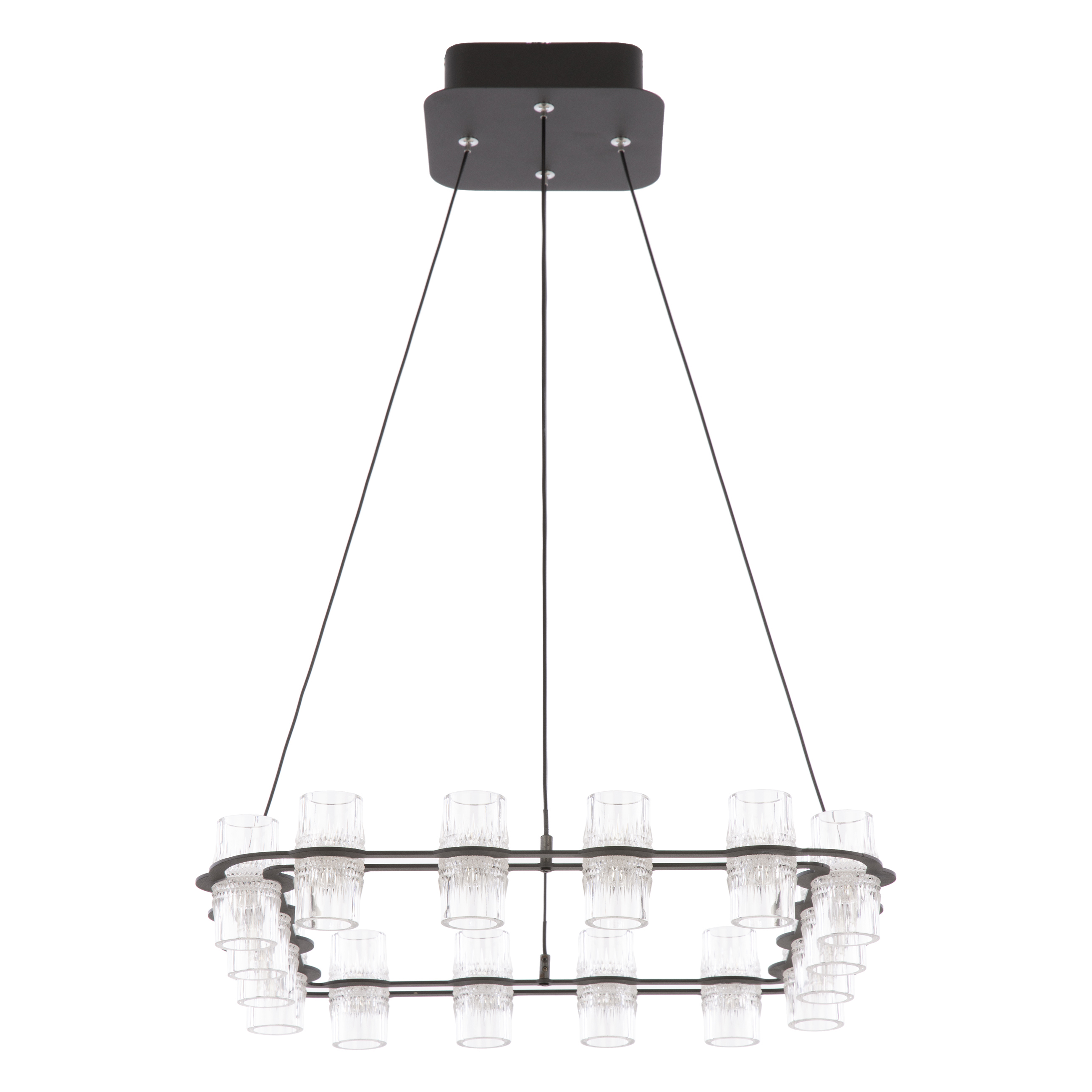 Изображение товара Люстра подвесная светодиодная Arte Perfetto Luce 3307.md8448-16/440/400 черная