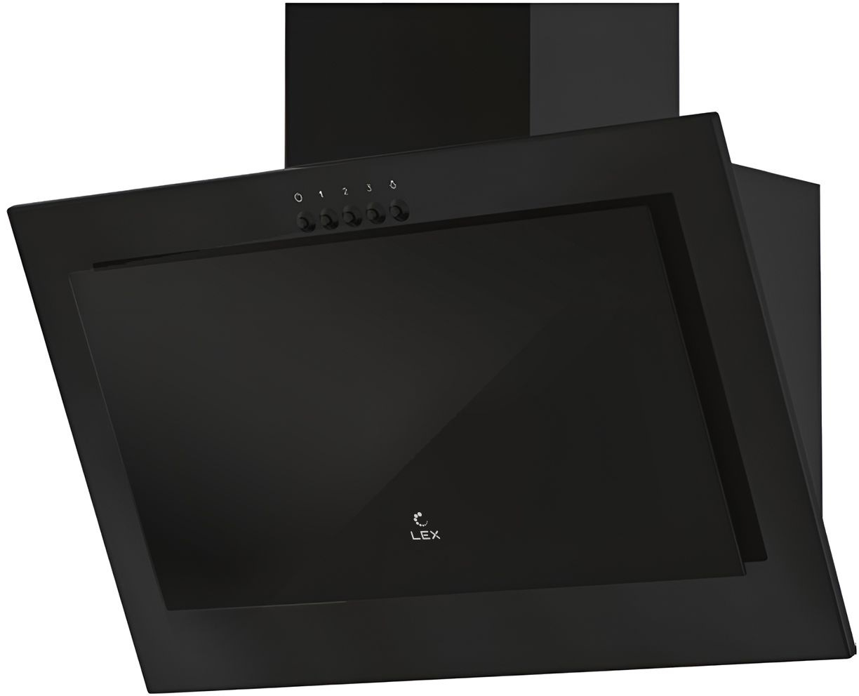 Изображение товара Наклонная вытяжка Lex Mio G 500 черная 50 см для кухни