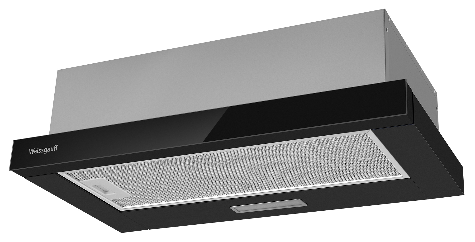 Изображение товара Встраиваемая вытяжка Weissgauff TEL 600 Black Glass 60 см черная для кухни