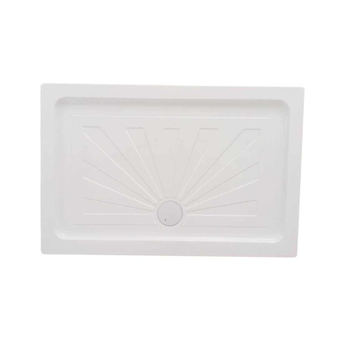 Изображение товара Душевой поддон Ceruttispa QR120/90 прямоугольный белый ABS на ножках