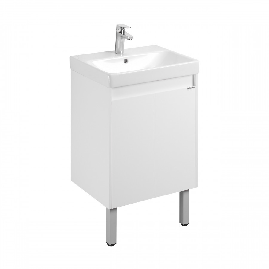 Изображение товара Тумба под раковину Aquaton 48 см Белая с раковиной Адриана, подвесная