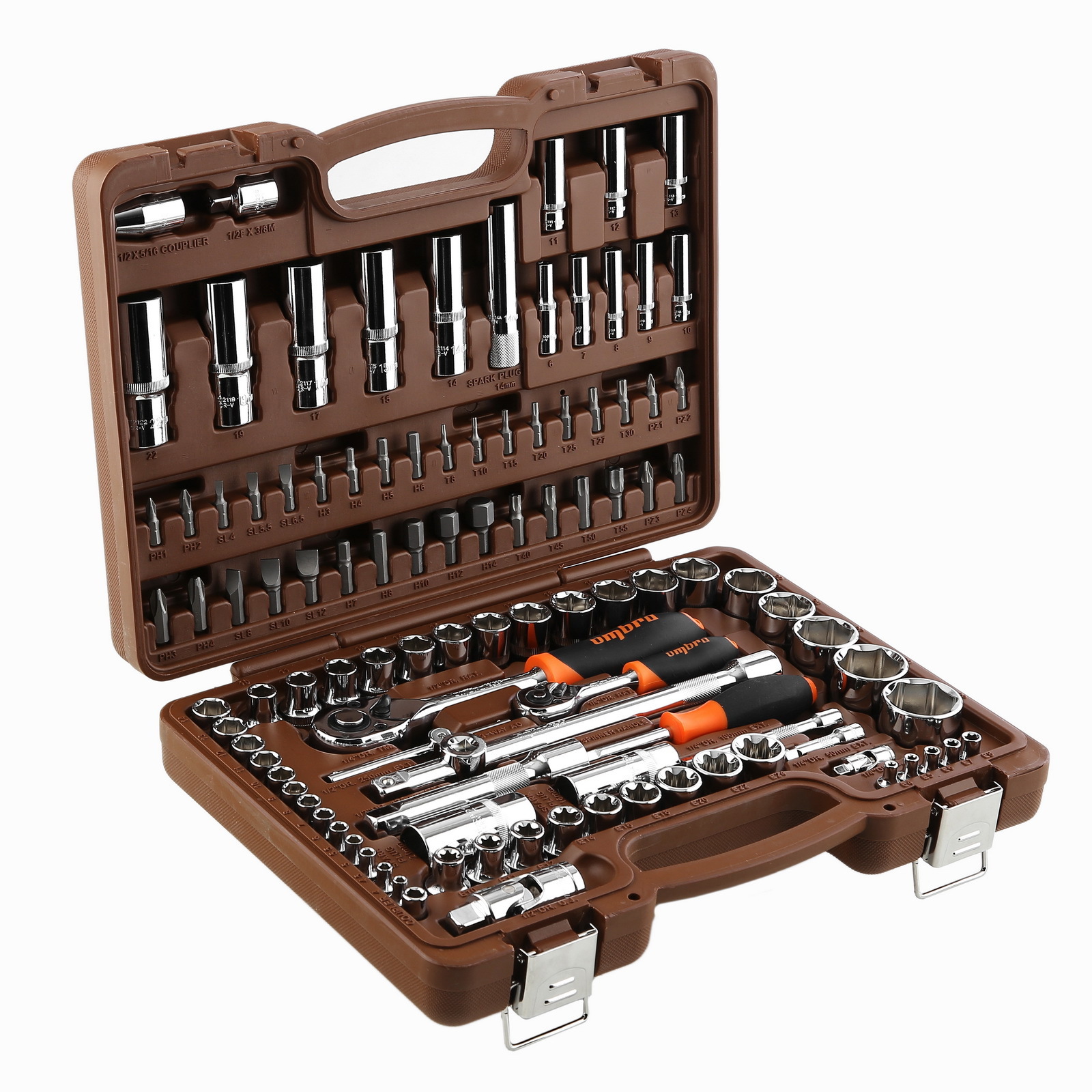 Изображение товара Набор инструментов Ombra OMT108S 108 предметов профессиональный из хромованадиевой стали