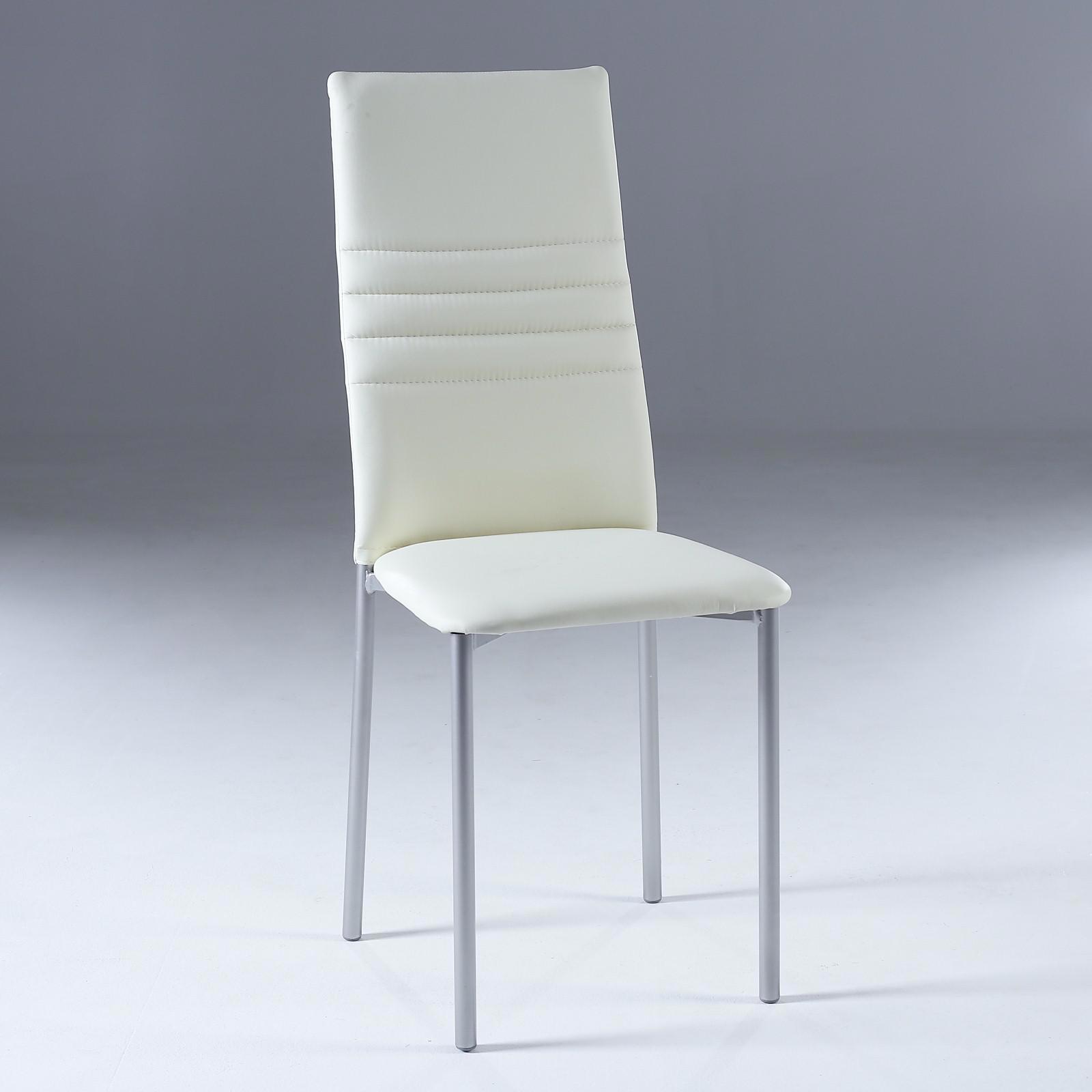 Изображение товара Стул Доляна 4566819 100x43x42 см экокожа цвет слоновая кость