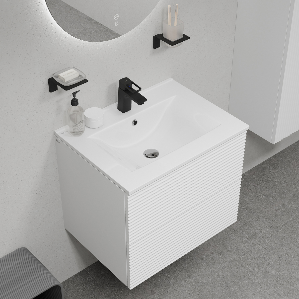 Изображение товара Тумба IDDIS Bild BIL60W0i95K с раковиной