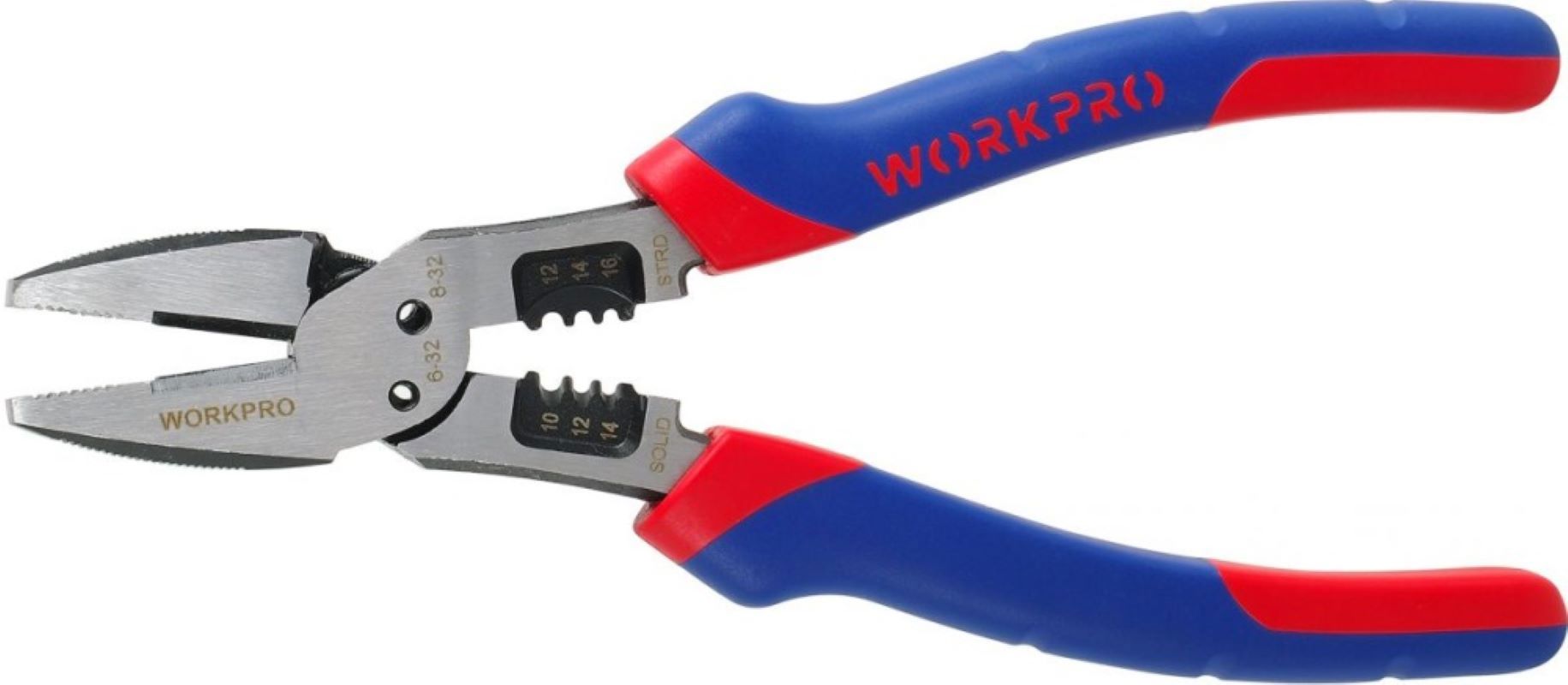 Изображение товара Пассатижи Workpro WP231085 200 мм универсальный комбинированный инструмент