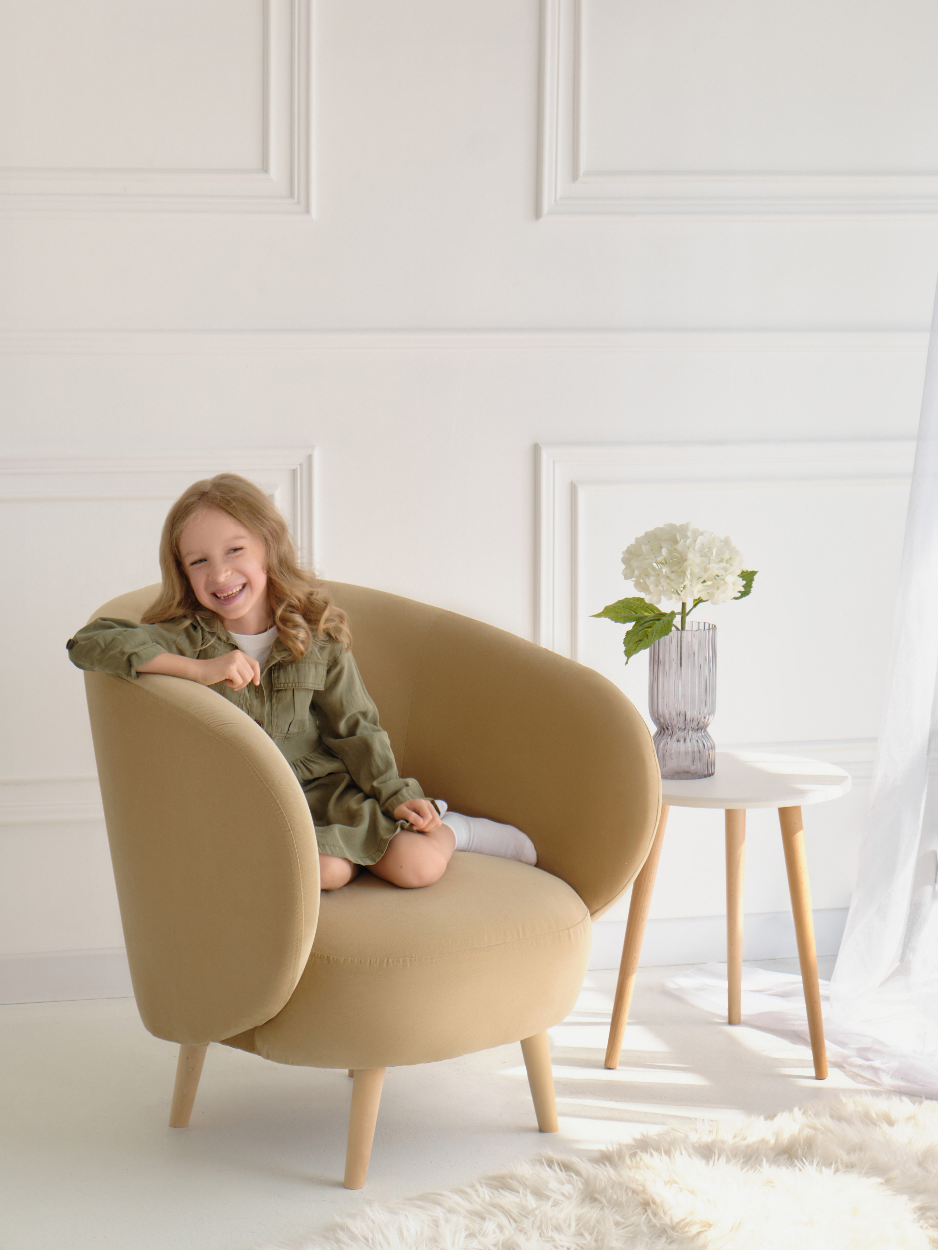 Изображение товара Кресло Мод 71x79x75 см светло-коричневое и бежевое