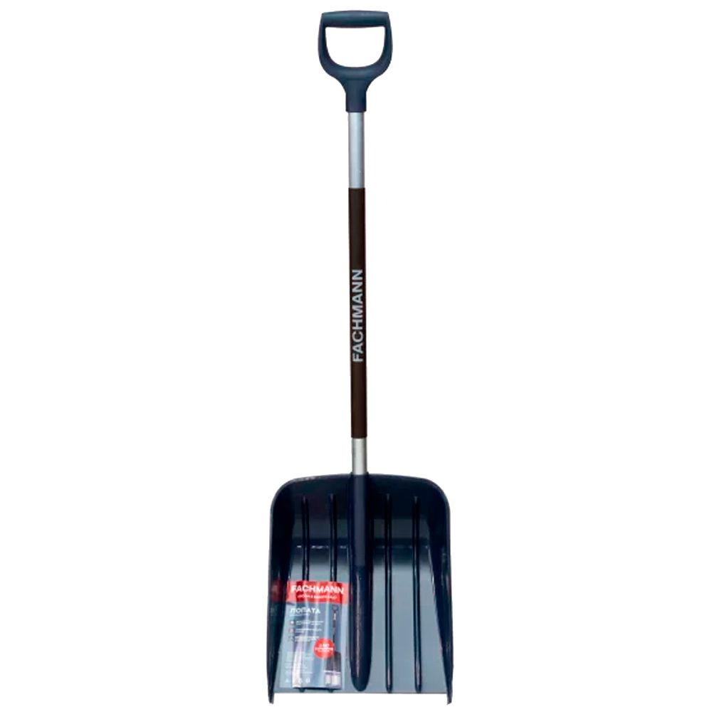 Изображение товара Лопата FACHMANN с алюминиевым черенком для уборки снега