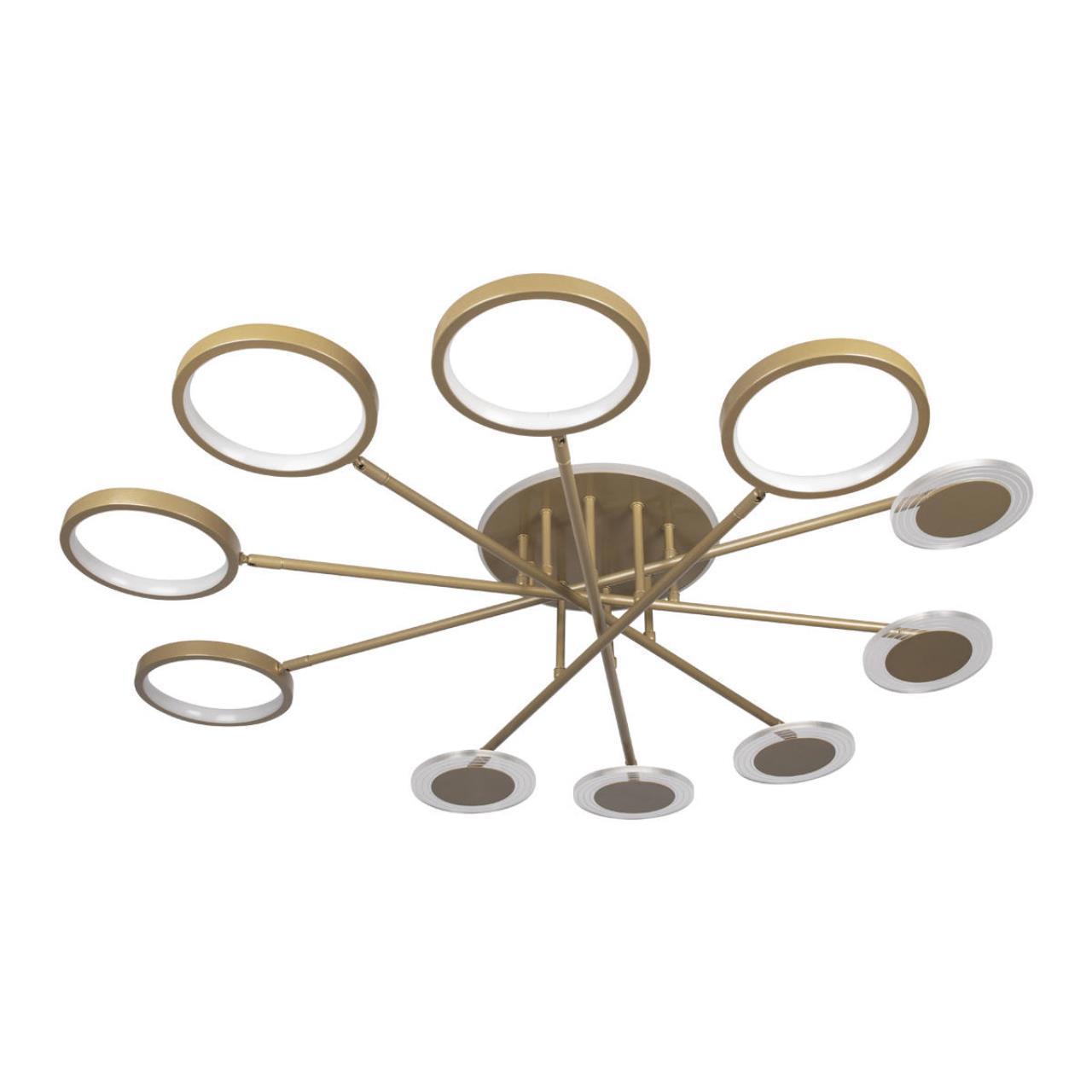 Изображение товара Потолочный светодиодный светильник LOFT IT Megan 10164M Gold 17 м² теплый белый свет