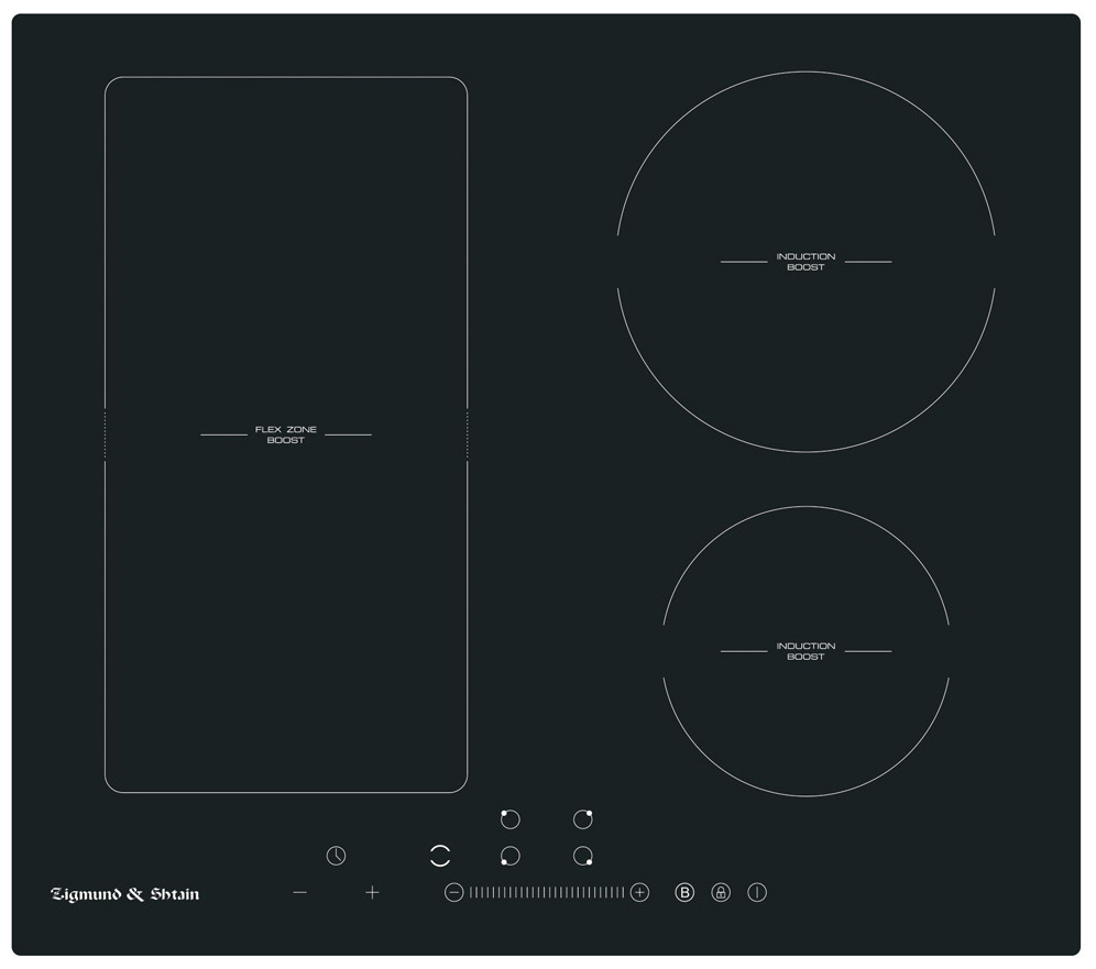 Изображение товара Электрическая варочная панель Zigmund & shtain CI 34.6 B 4 конфорки стеклокерамика