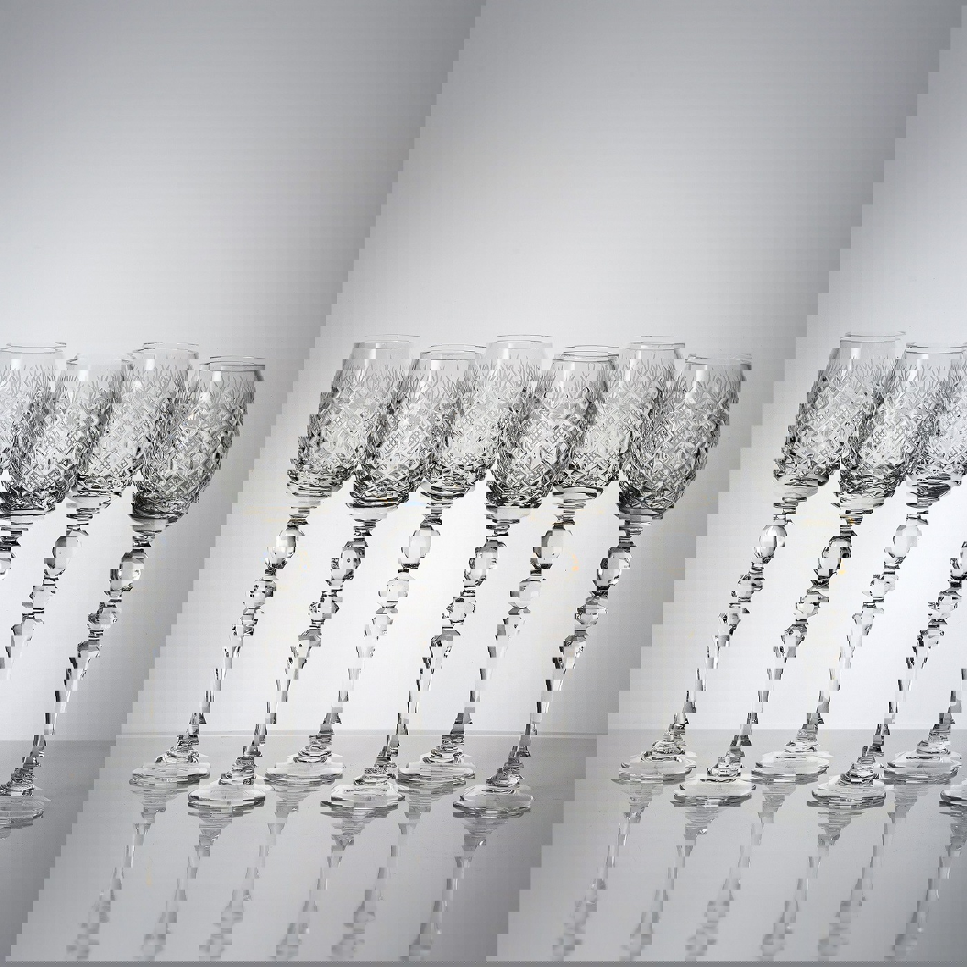 Изображение товара Набор рюмок на ножке Неман 60 мл 6 шт белорусский хрусталь прозрачный