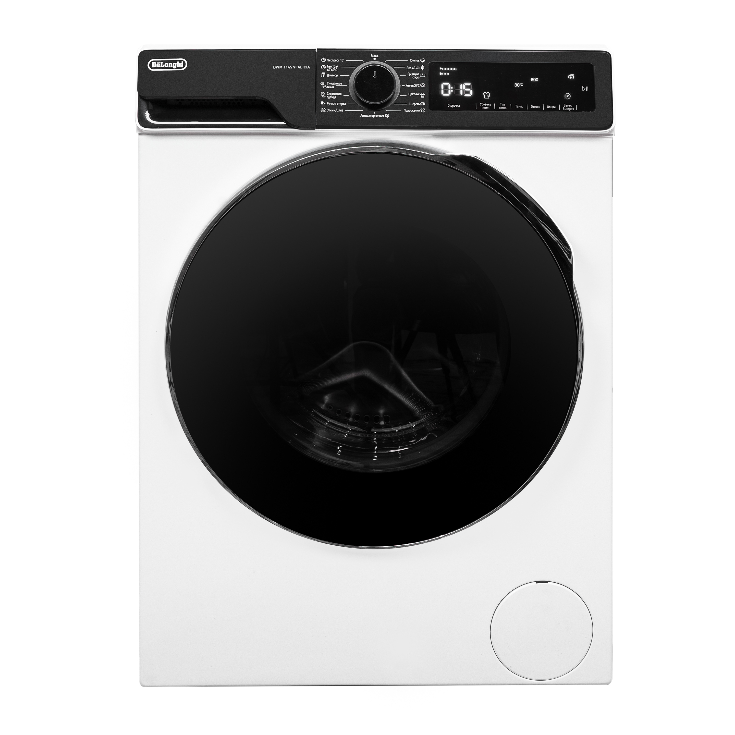 Изображение товара Стиральная машина DeLonghi DWM 1145 VI Alicia белая 10.5 кг фронтальная