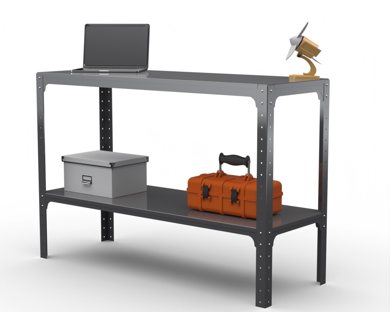 Изображение товара Стол-верстак Metalex Kit 204952 серый с максимальной нагрузкой 260 кг