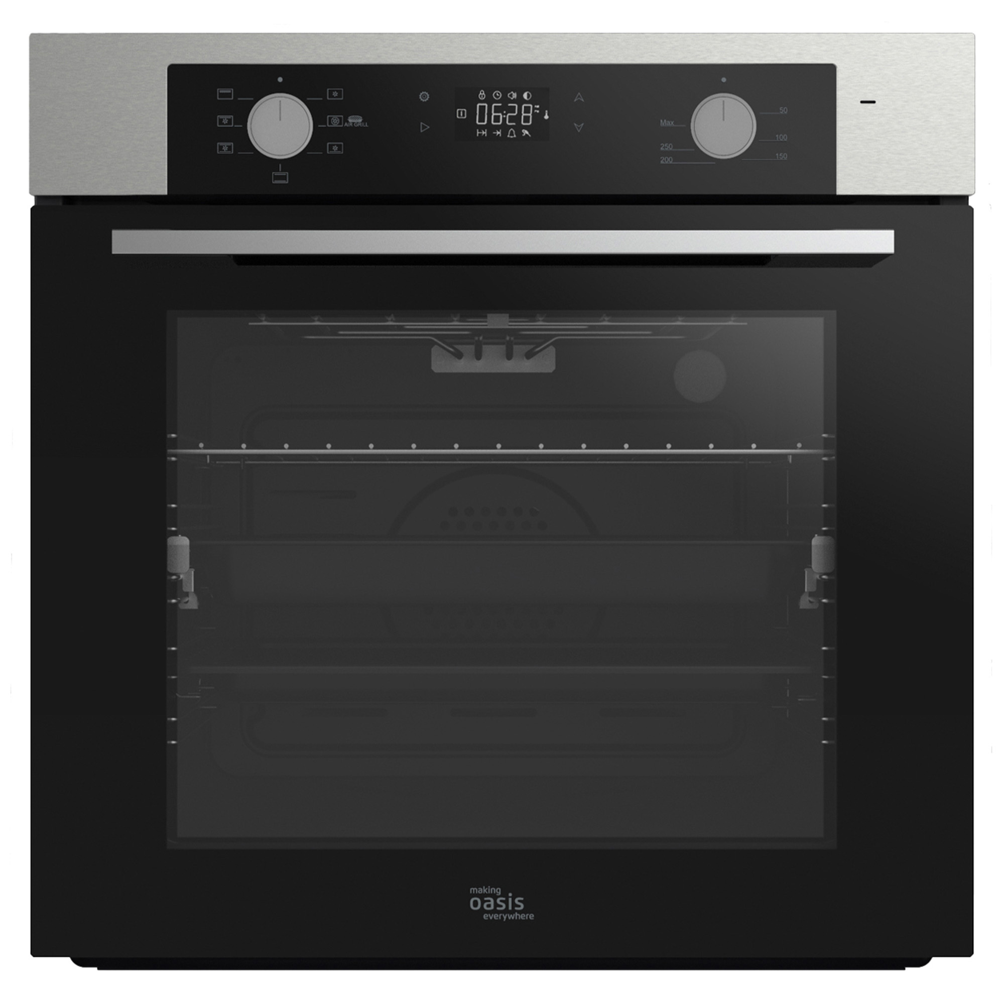 Изображение товара Многофункциональный духовой шкаф Making oasis everywhere D-SBN 59.5х59.5х54.3 см цвет черный