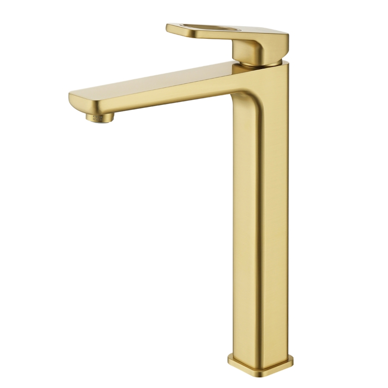 Изображение товара Смеситель для раковины Raglo R51.15.03-LM матовое золото однорычажный