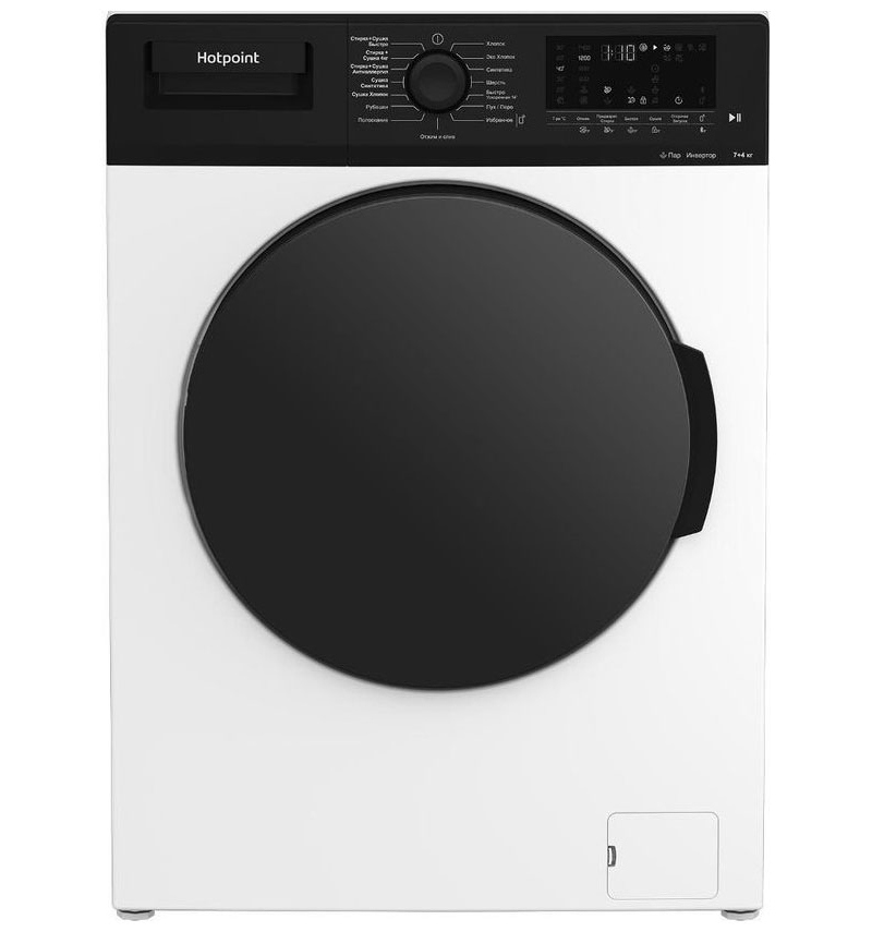Изображение товара Стиральная машина Hotpoint WDS 7448 C7S VBW 7 кг с функцией пара и Bluetooth