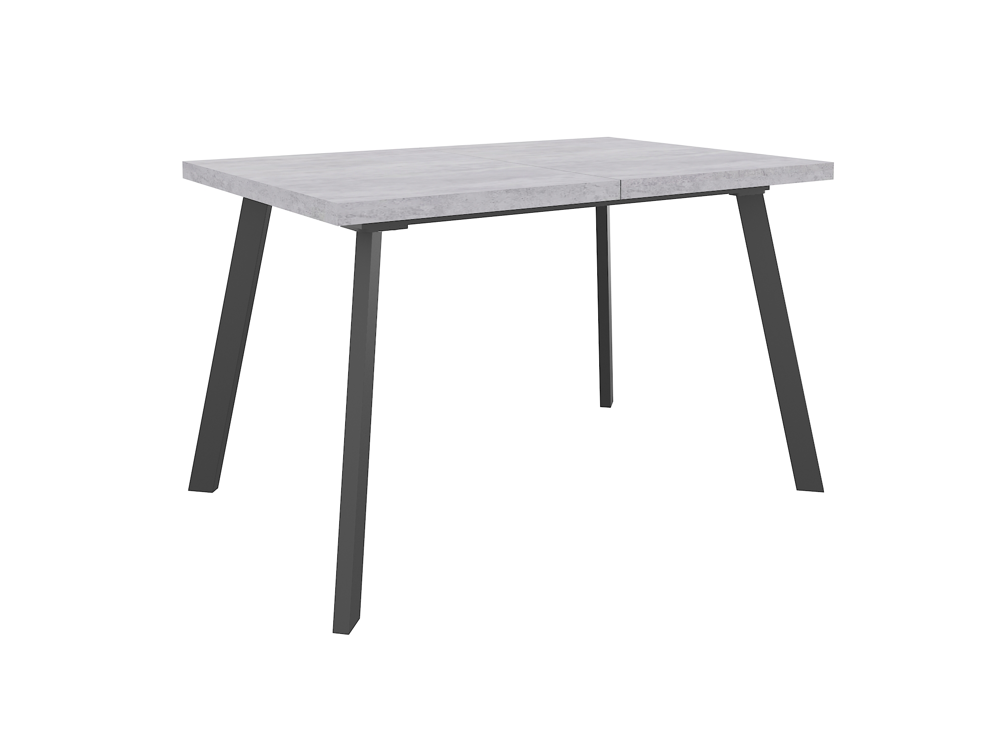 Изображение товара Стол прямоугольный Sakura Stol_milana_1380_cement_black 140x140 см ЛДСП цвет серый Изображение товара Стол прямоугольный Sakura Stol_milana_1380_cement_black 140x140 см ЛДСП цвет серый