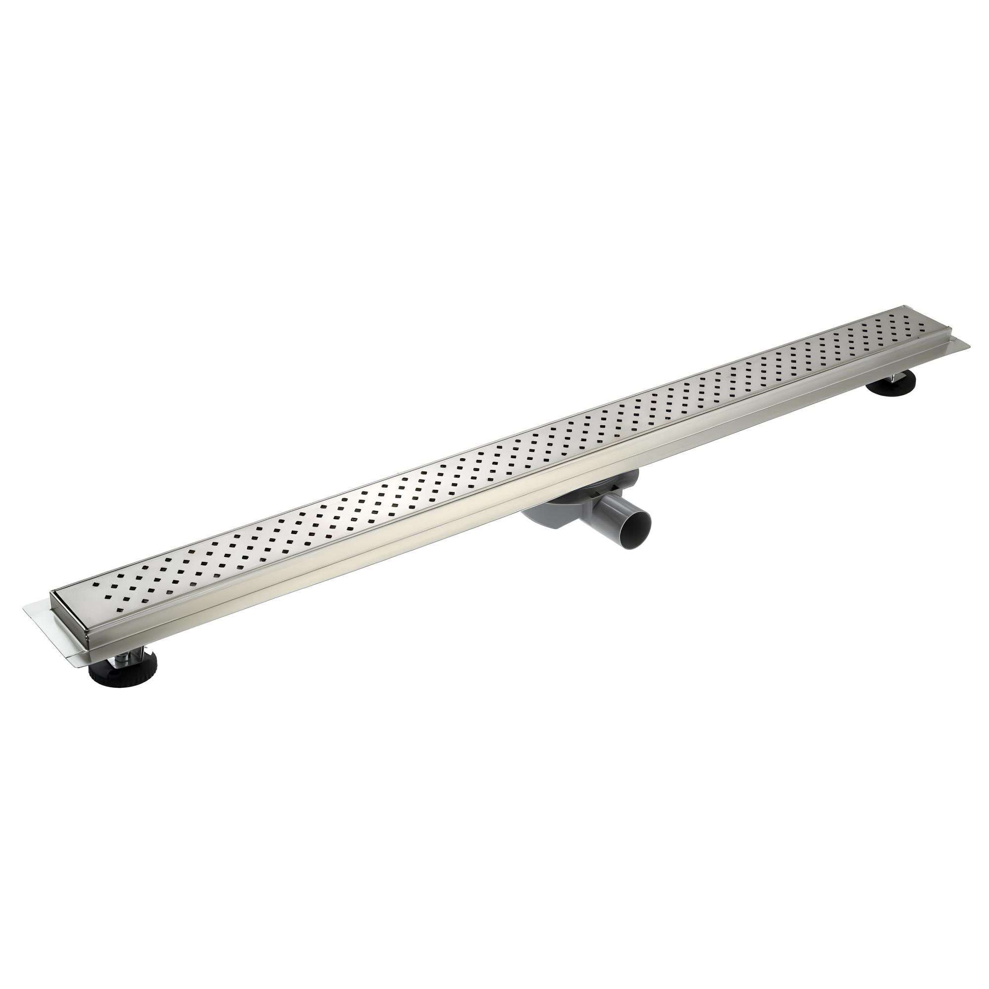 Изображение товара Трап для душа Zein 9603134 комбинированный затвор 7x10 см нержавеющая сталь