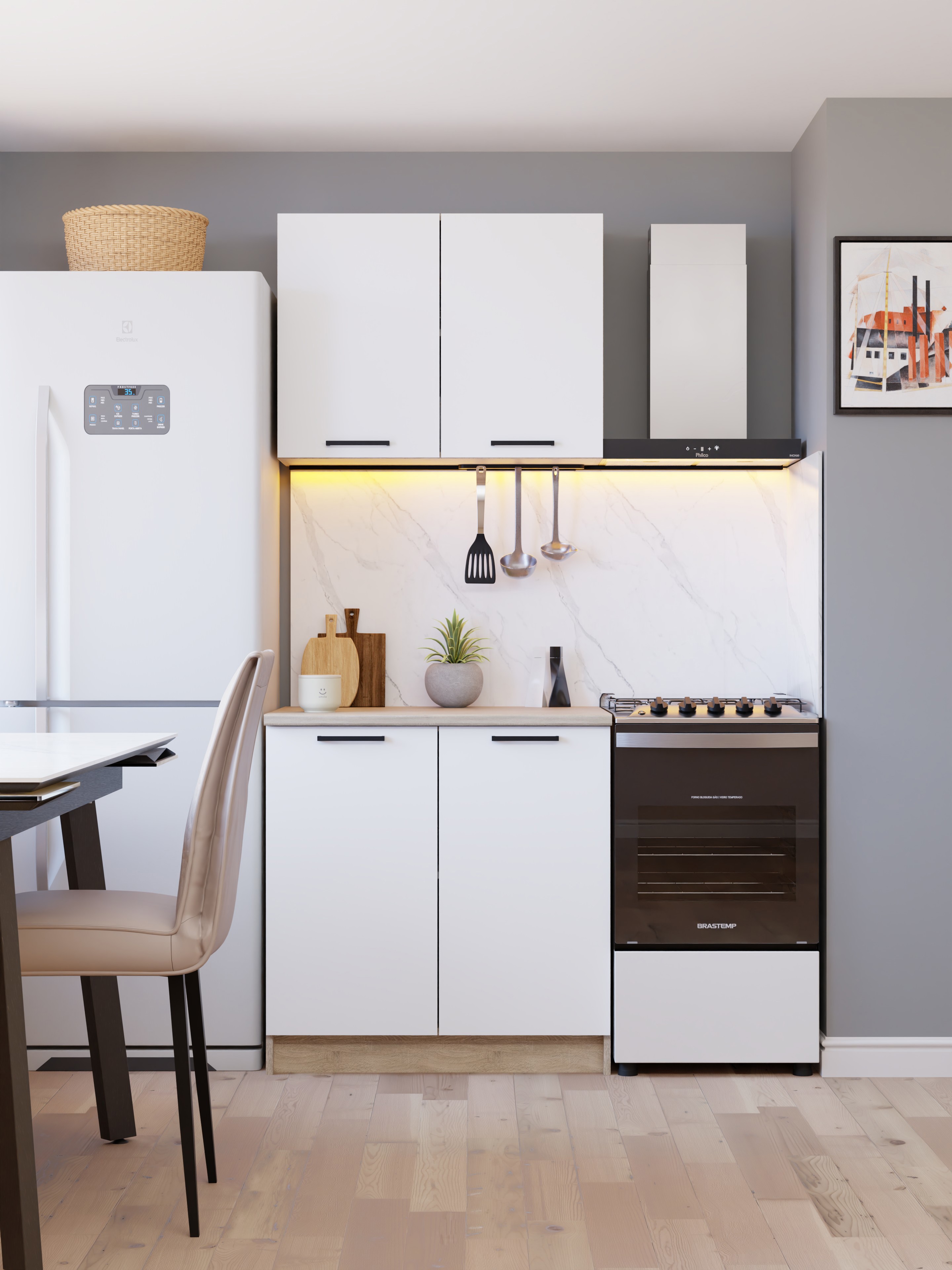 Изображение товара Кухонный гарнитур Дсв мебель Мори 72120 80 см с ЛДСП