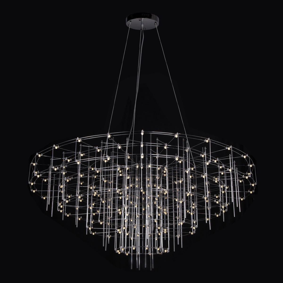 Изображение товара Подвесной светодиодный светильник LOFT IT Spy 10258/1500 24.7 м² теплый белый хром