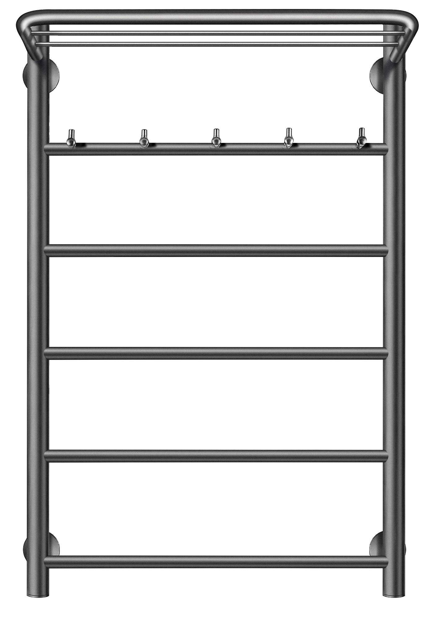 Изображение товара Полотенцесушитель водяной Secado Триада 1 КСП графит 800x500 мм нержавеющая сталь