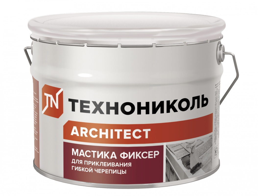 МастикаТехноникольФиксердлягибкойчерепицы3.6кг