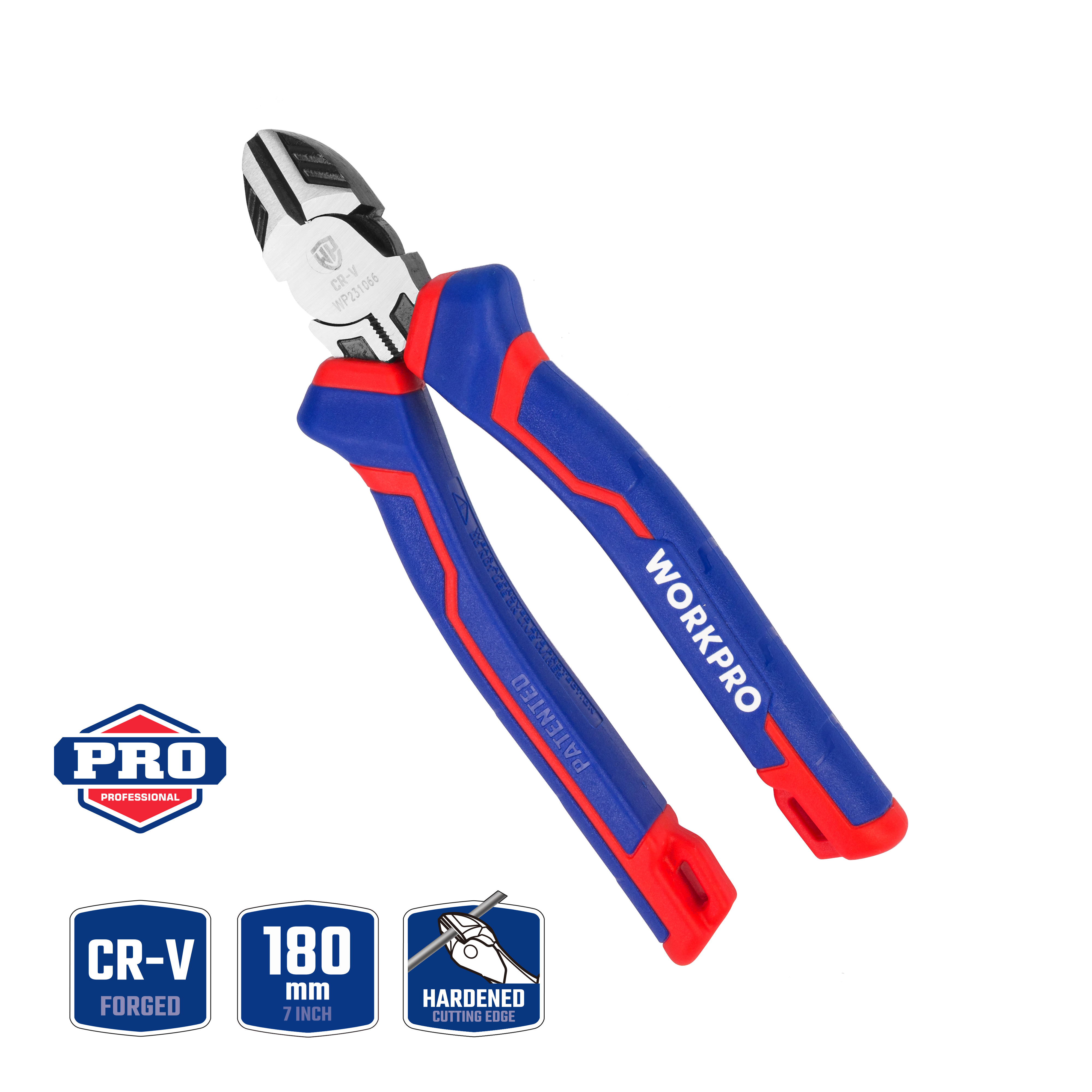 Изображение товара Бокорезы Workpro WP231066 50 мм с съемником проволоки и усиленной рукояткой