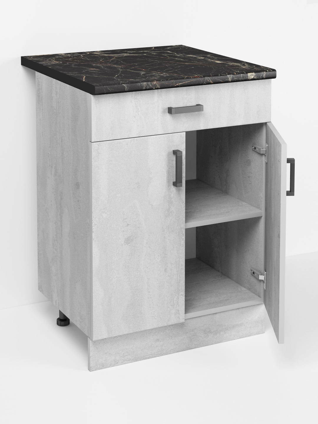 Изображение товара Кухонный модуль напольный Regent style 60 x 82.8 x 60 см ЛДСП цвет серый