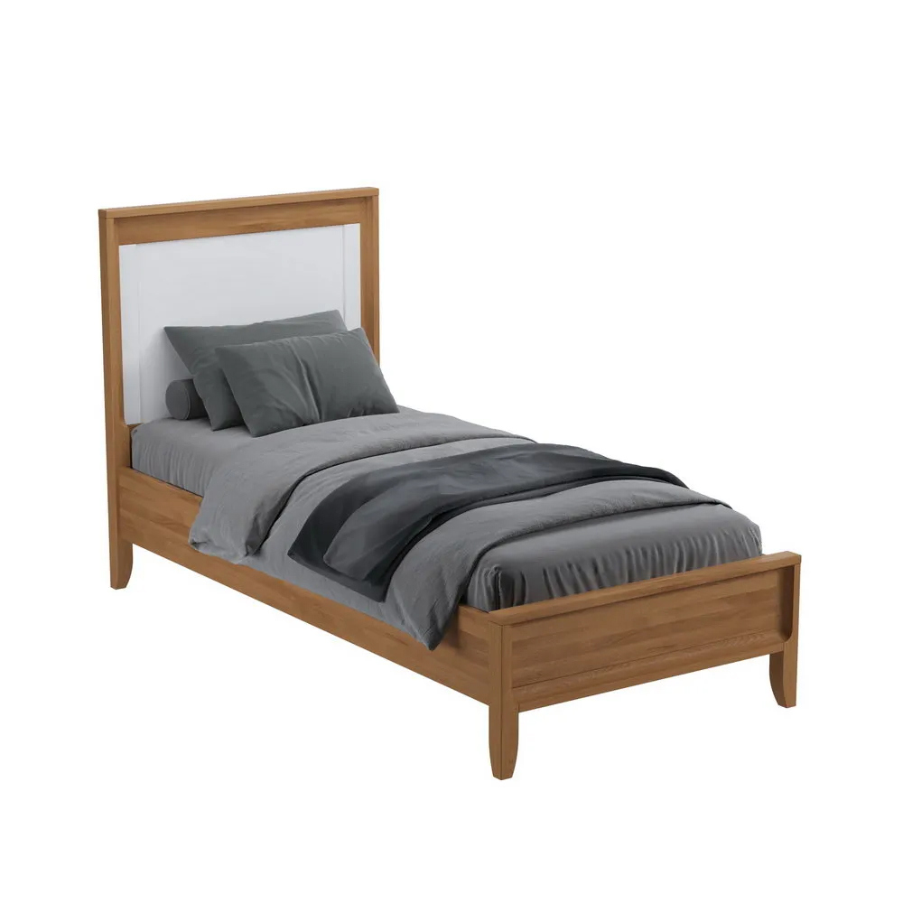 Изображение товара Кровать Дом мебели из сосны УТ000007734 99 x 120 x 210 см массив сосны цвет коричневый/белый