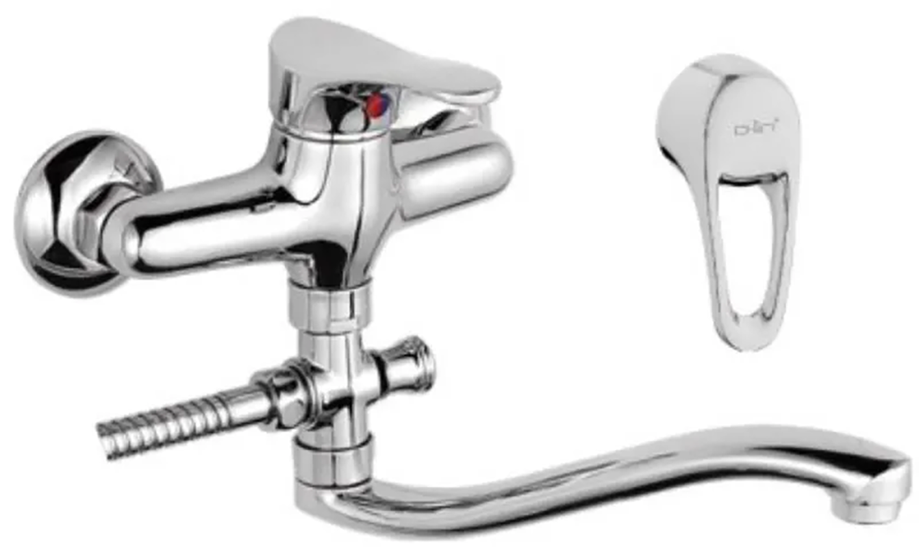 Изображение товара Смеситель D-LIN D140359 для ванны с однорычажным управлением и латунной конструкцией