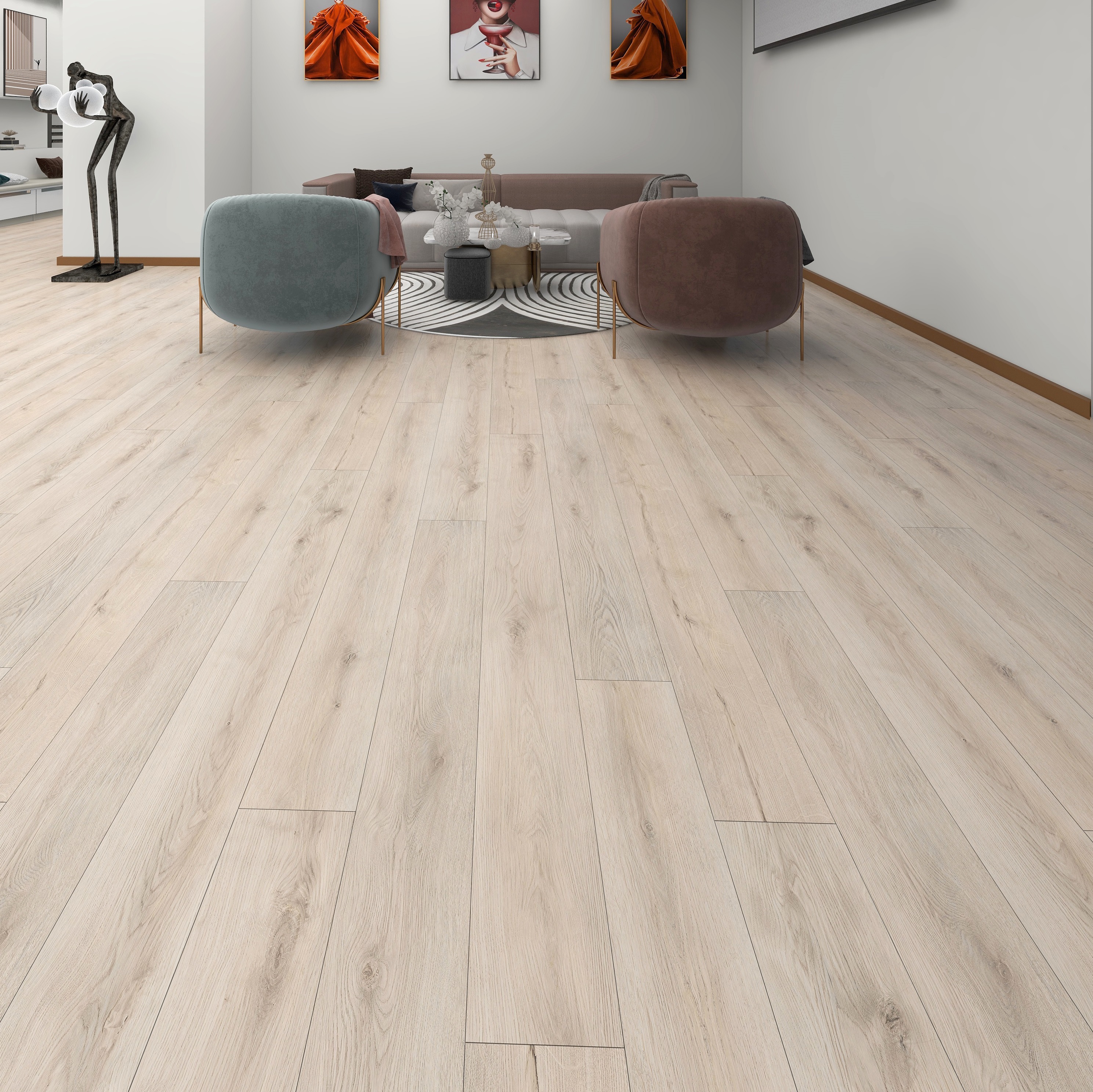 Изображение товара SPC плитка Floorwood Unit Дуб Лирика 43 класс толщиной 4 мм 2.63 м²