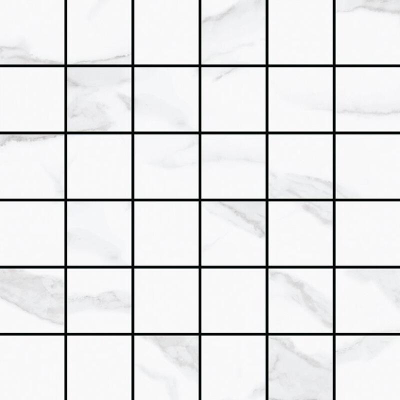 Изображение товара Декоративная мозаика Вива Мозаика Mosaic T66063 29.8x29.8см белая из керамогранита