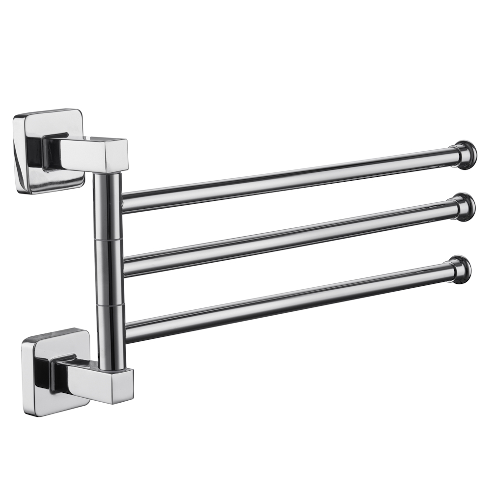 Изображение товара Держатель для полотенец Fashun A2613 33.4см цвет серый/серебристый