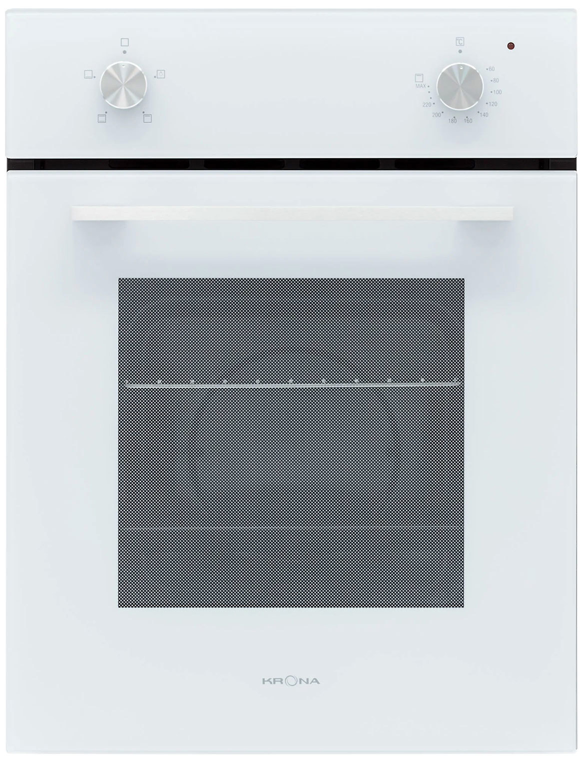 Изображение товара Встраиваемый духовой шкаф Krona Blume 45 Wh 44.70x59.40x57.20 см цвет белый