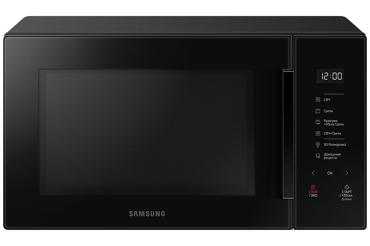 Изображение товара Микроволновая печь Samsung MG30T5018AK/BW 30 л черный с грилем и керамической эмалью