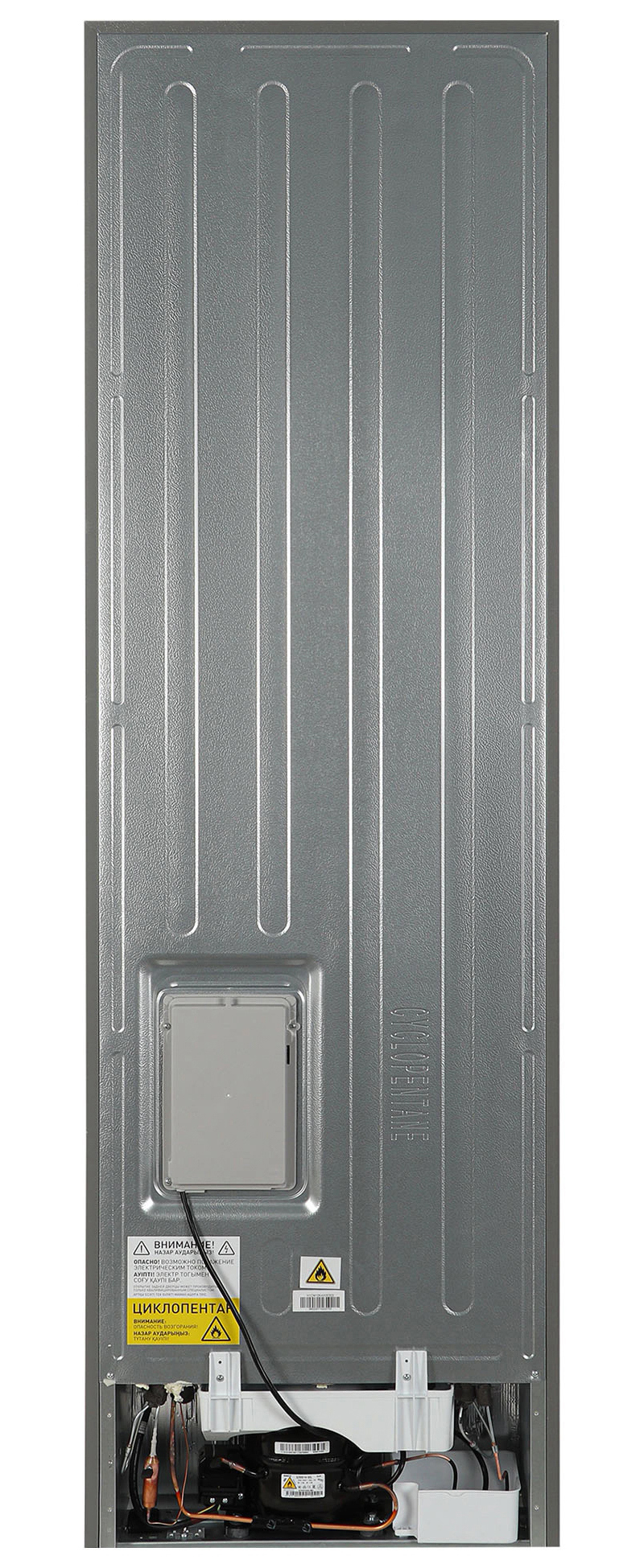 Изображение товара Отдельностоящий холодильник Hyundai CC3595FIX нержавеющая сталь 360л