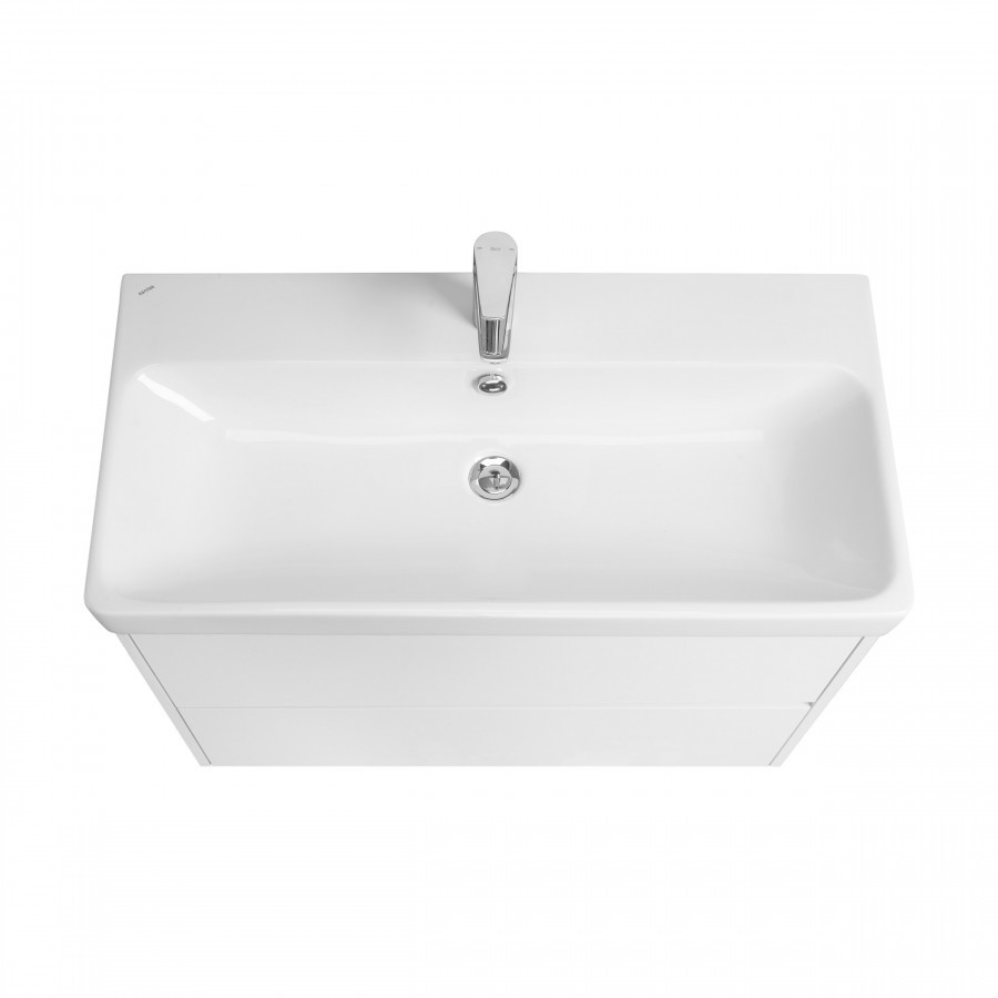 Изображение товара Тумба под раковину подвесная Aquaton 1A2519V0SD010 88.2см цвет белый, с раковиной