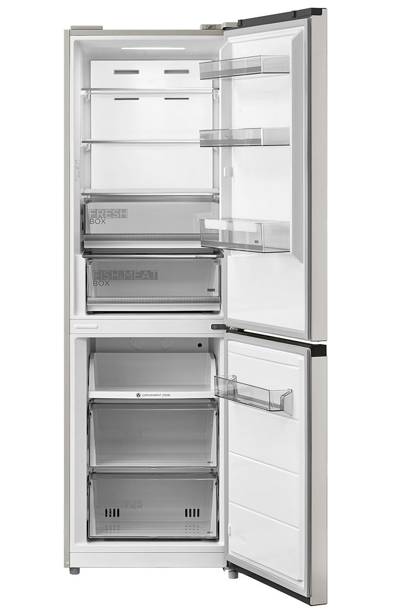 Изображение товара Двухкамерный холодильник Midea MDRB470MGF33O 185 см бежевый