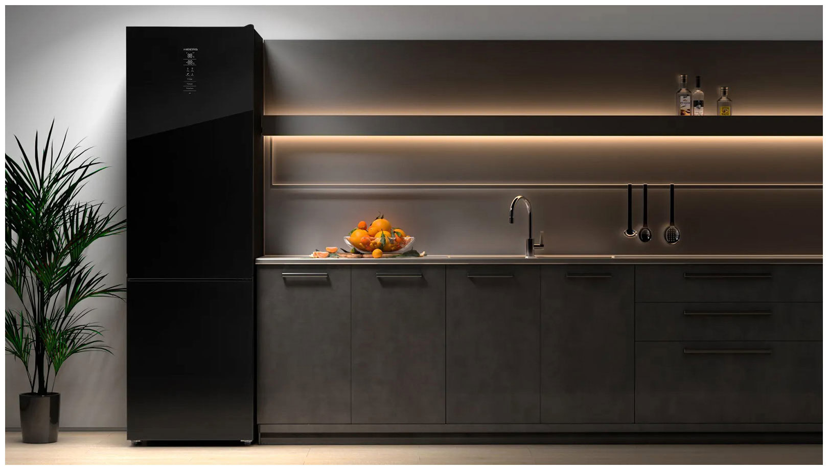 Изображение товара Холодильник Hiberg RFC-400DX NF с функцией No Frost и цифровым управлением