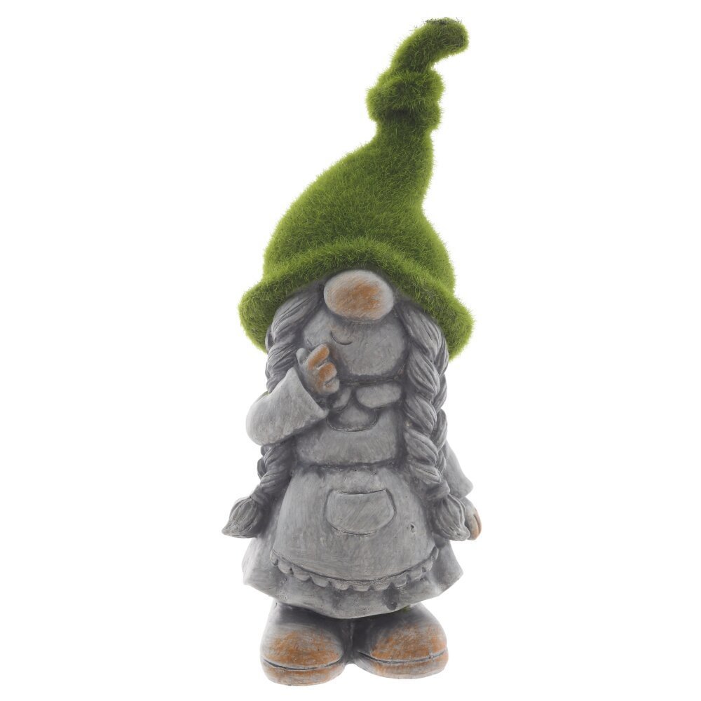 Изображение товара Декоративная фигурка Гном 23.5 см, зеленый, ПВХ
