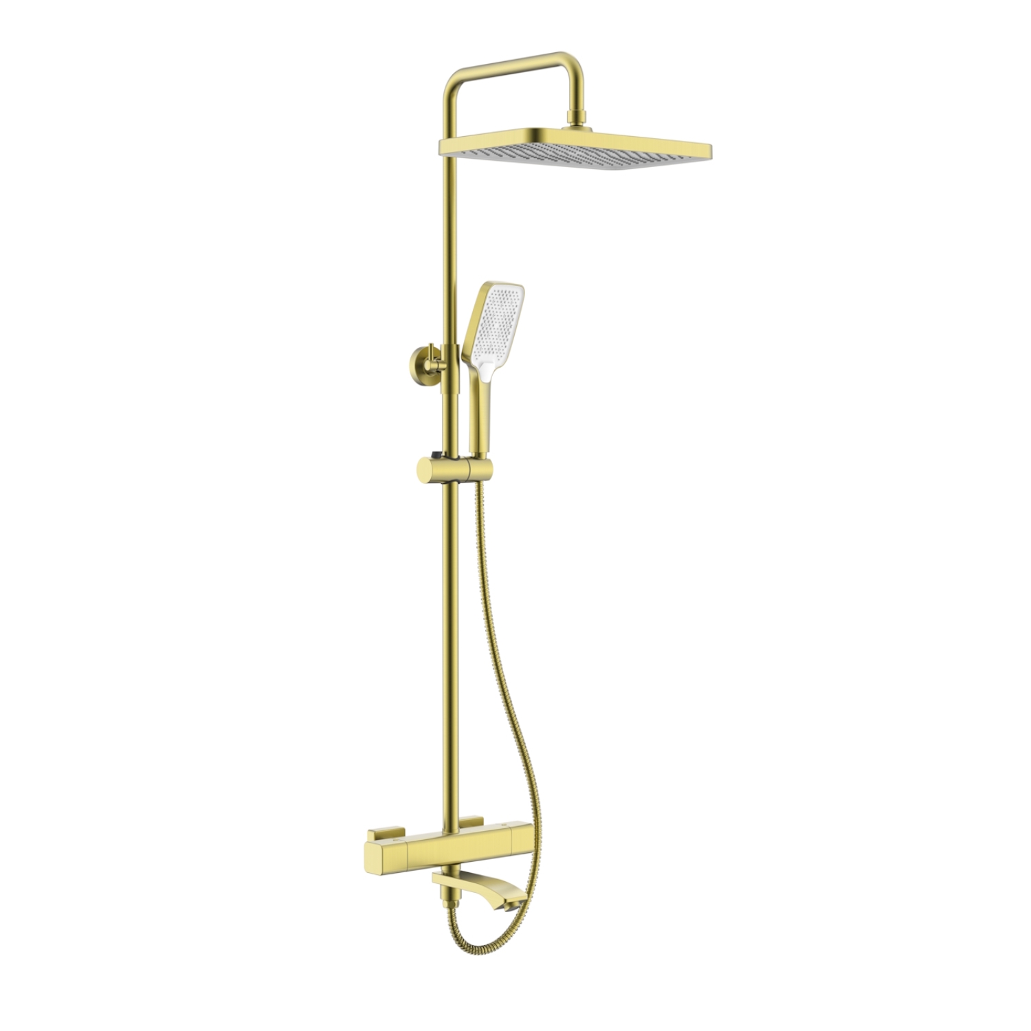 Изображение товара Душевая система RAGLO R01.26.03 термостатический смеситель цвет матовое золото