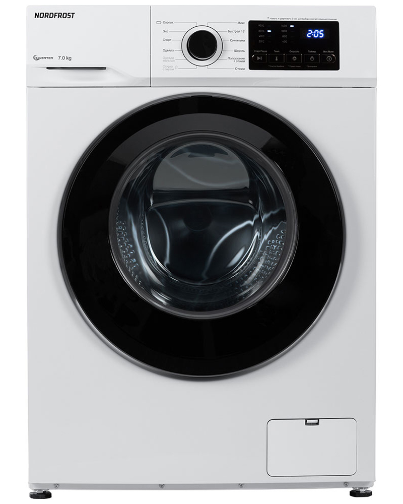 Изображение товара Стиральная машина Nordfrost I-Wsq4 7140 W 7 кг 1400 об/мин белый
