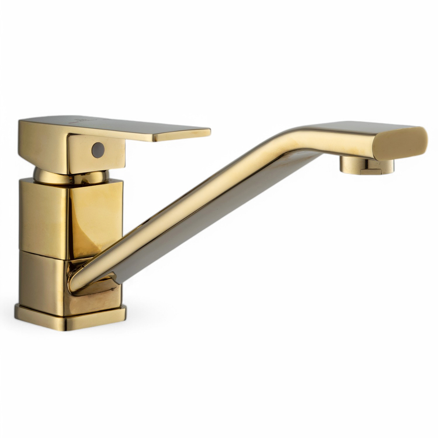 Изображение товара Кухонный смеситель Diadonna D84-449106J с поворотным изливом 9 см золото