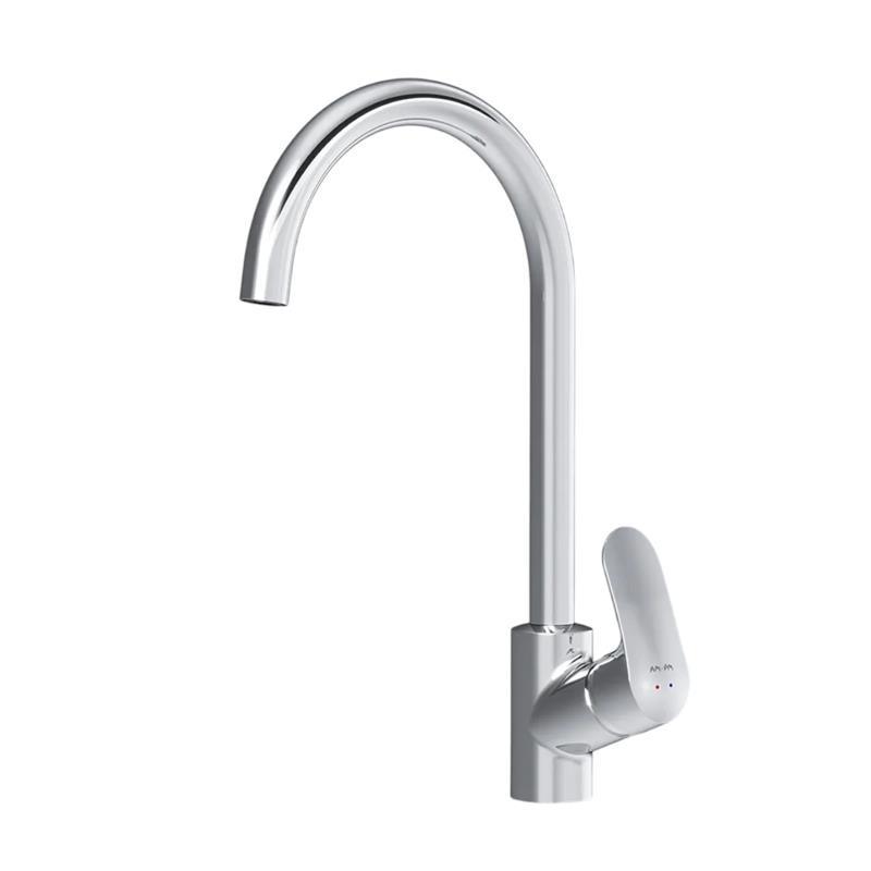 Изображение товара Смеситель для кухни Am.pm F77V07100 с поворотным изливом 27 см хром