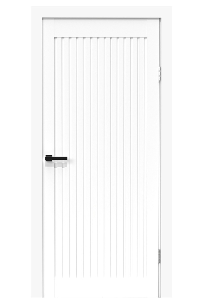 Изображение товара Дверь межкомнатная DK-doors Lux 23 глухая 70x200см ПВХ цвет велютто бьянко без замка и петель в комплекте